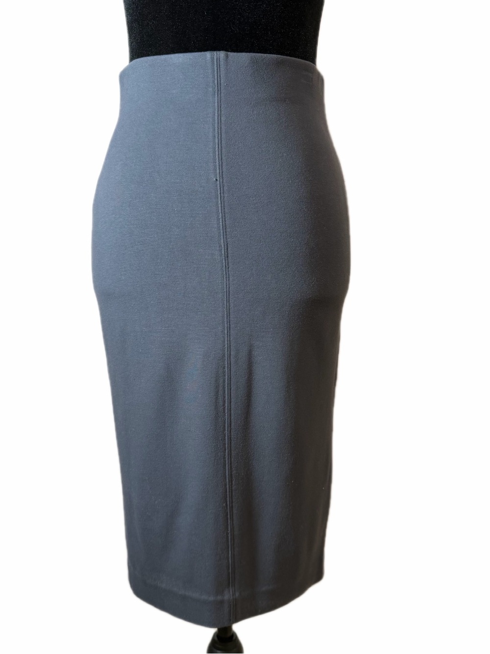 Wilfred Aritzia Dark Gray Bandage Pencil Skirt Stretch Midi Size S